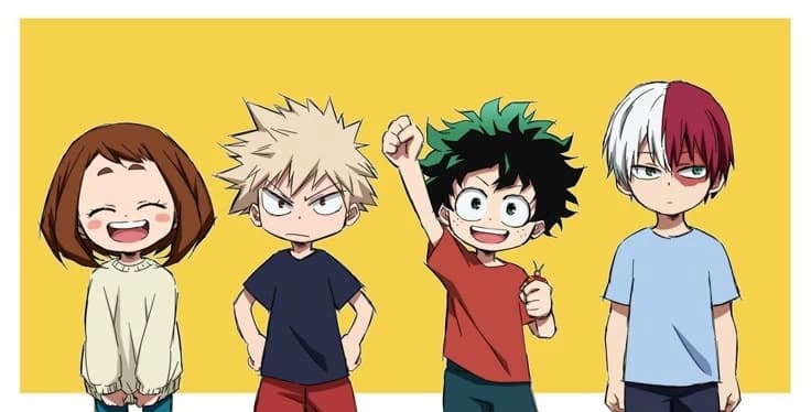 Izuku, Bakugo, and Todoroki (MHA). thumbnail