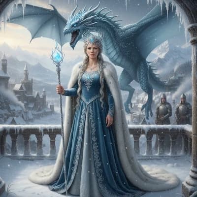 Queen Lyra, the Sovereign Heart of Ice. thumbnail