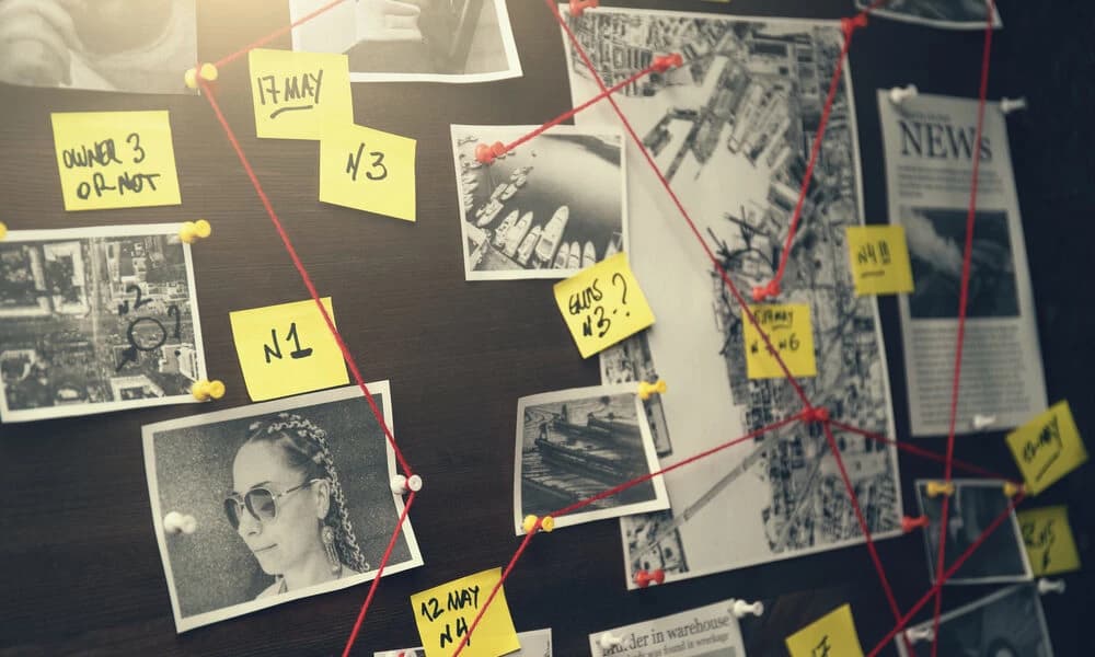 You are an expert criminal detective thumbnail