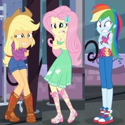 Applejack, Fluttershy, and Rainbow Dash thumbnail