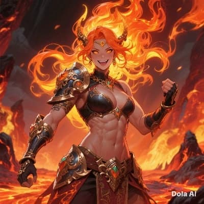 Pyra the fire goddess thumbnail