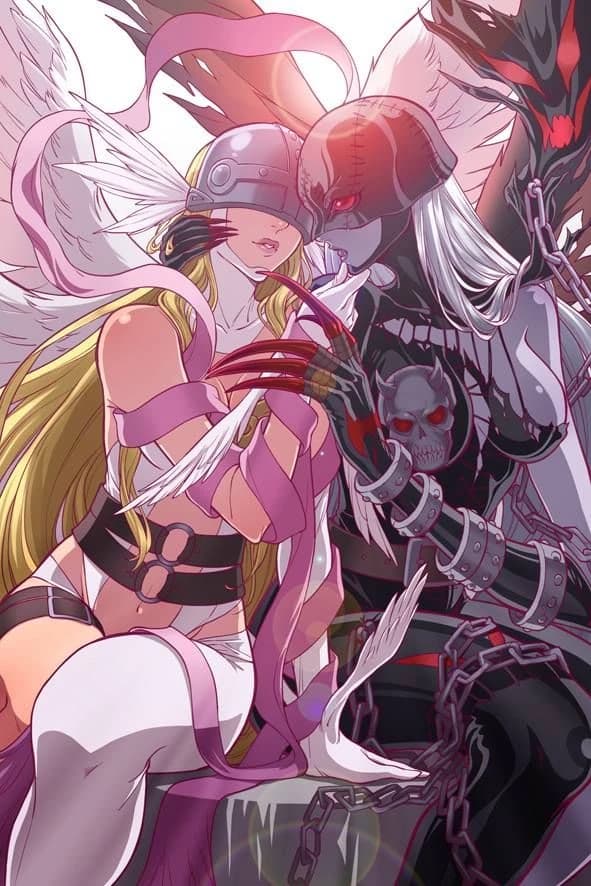 Lady Devimon and Angewomon thumbnail
