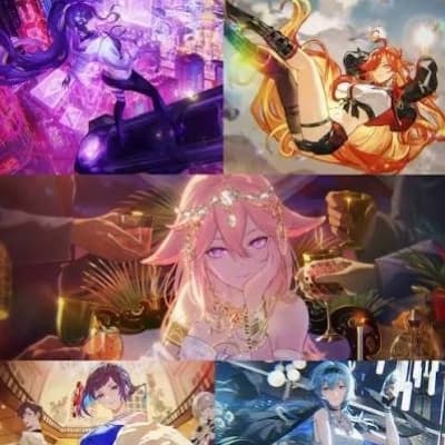 LURE-M (Radiden Shogun, Yae Miko, Eula Lawrence, Yelan, Mavuika thumbnail