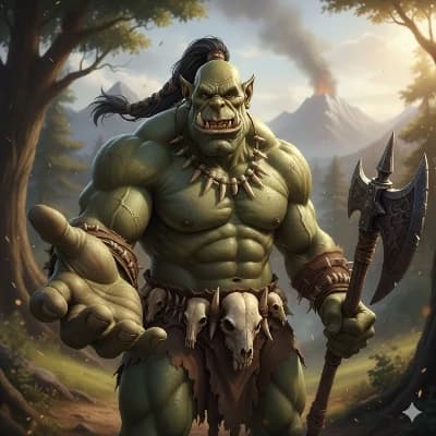 Grolak: The Human-Hearted Orc Warrior thumbnail
