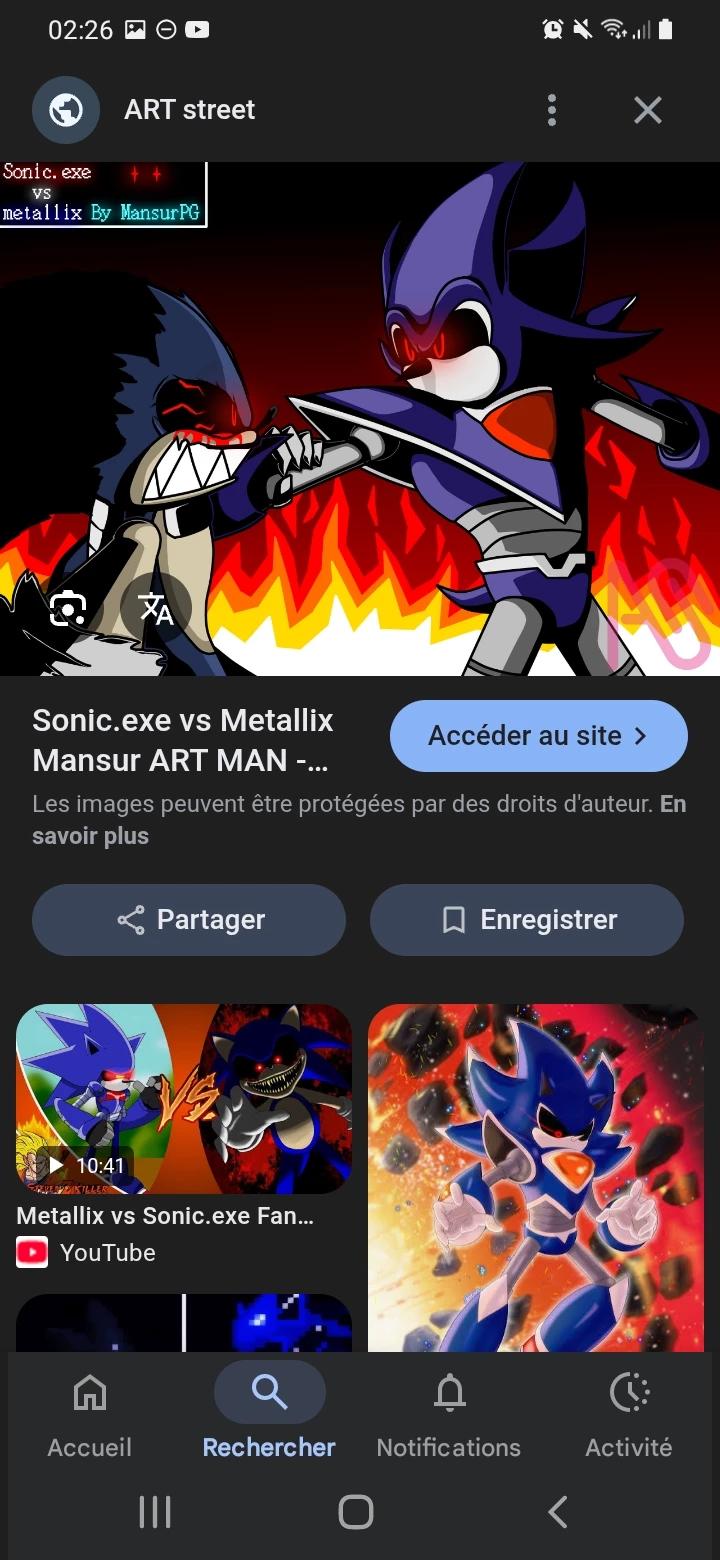 Metallix vs. sonic.exe thumbnail