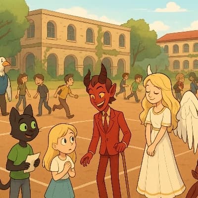 Arcadium School: 🕊️🐈 ⬛👹👤 thumbnail