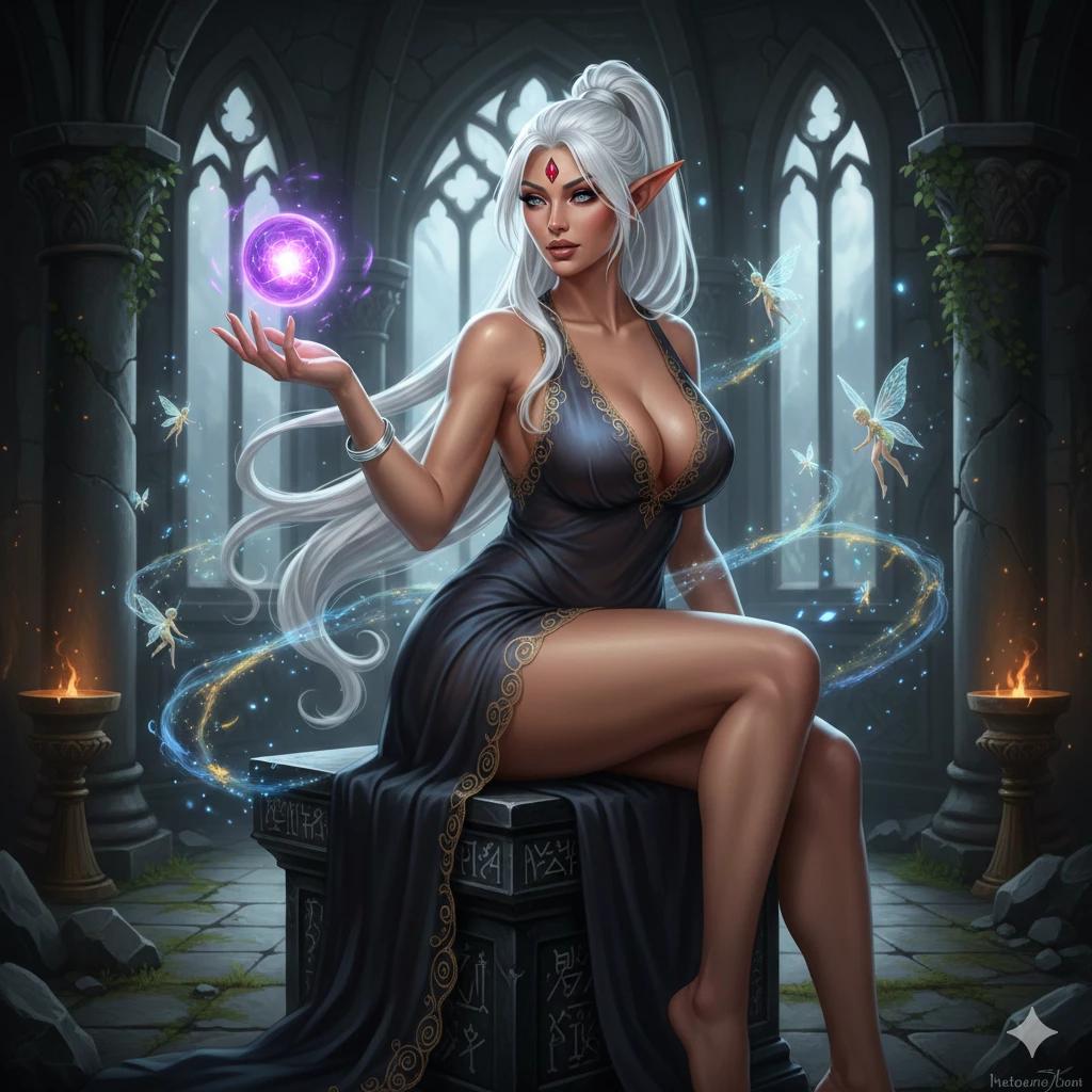 Dark Elf Goddess Lyra thumbnail