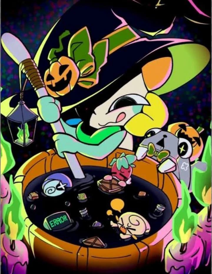 Dandy's world (halloweentown AU) thumbnail