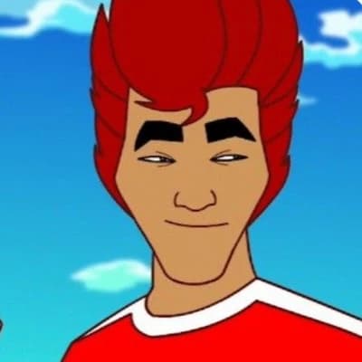 Twisting tiger on field of football ( Nickname ) and takeshi is his real name  thumbnail