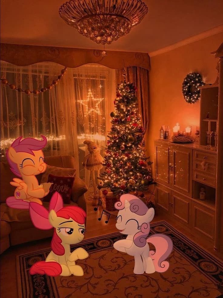 Christmas of the sisters Apple Jack, Rainbow Dash and Rarity 🎄 thumbnail