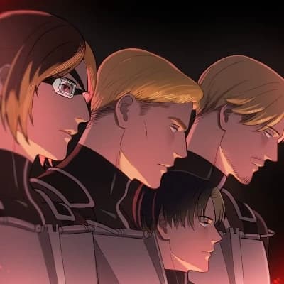 Erwin, Mike, Levi ve Hange thumbnail