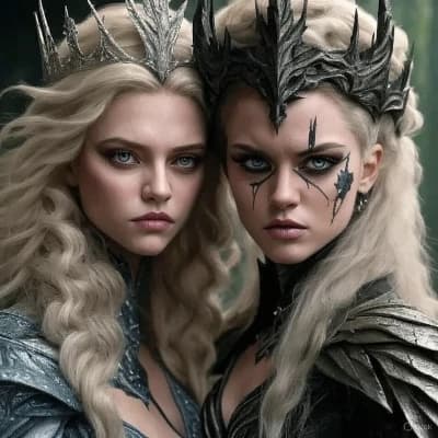 Lyra and kaida (very cruel queen and princess) thumbnail