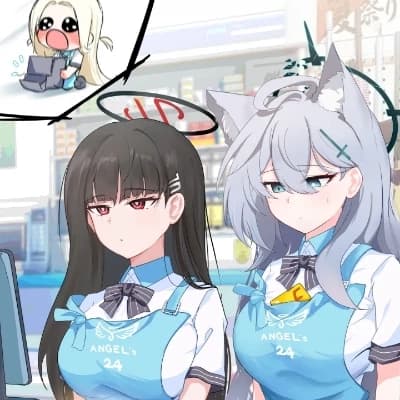 Shiroko Sunaookami, tsukatsuki Rio,Nagisa (blue archive) thumbnail