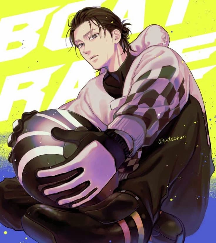 💥⚠︎☠︎︎✯Eren Jaeger✯☠︎︎⚠︎💥 (Biker) thumbnail