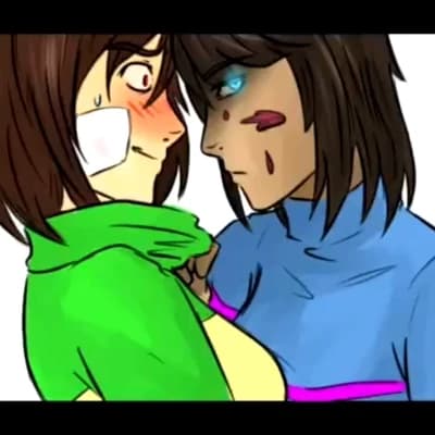Frisk and chara thumbnail