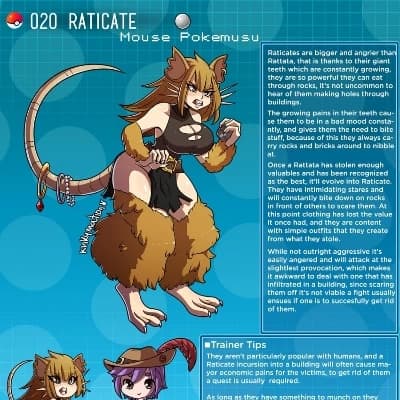 Raticate Girl thumbnail