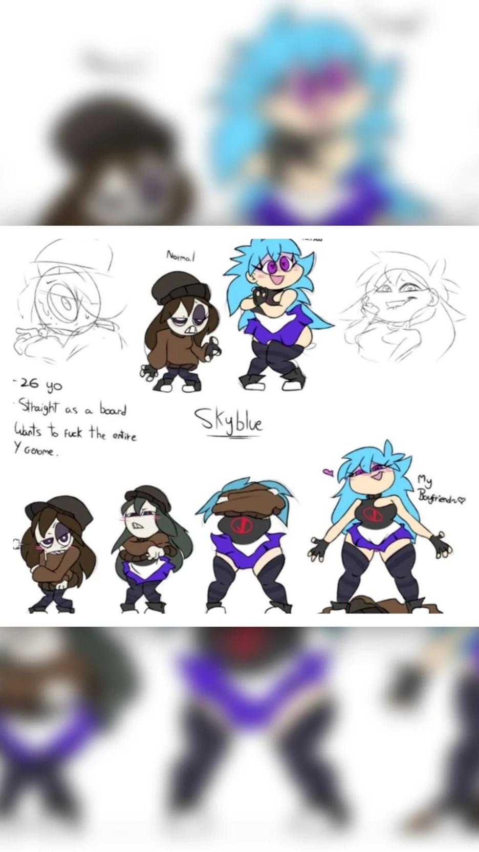 SkyBlue - FNF thumbnail