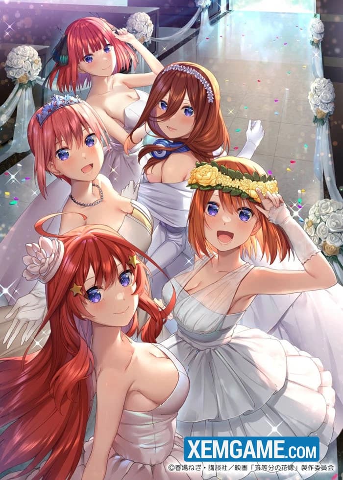 Nakano(Ichika nakano, nino nakano,miku nakano,yotsuba nakano, itsuki naknao) thumbnail