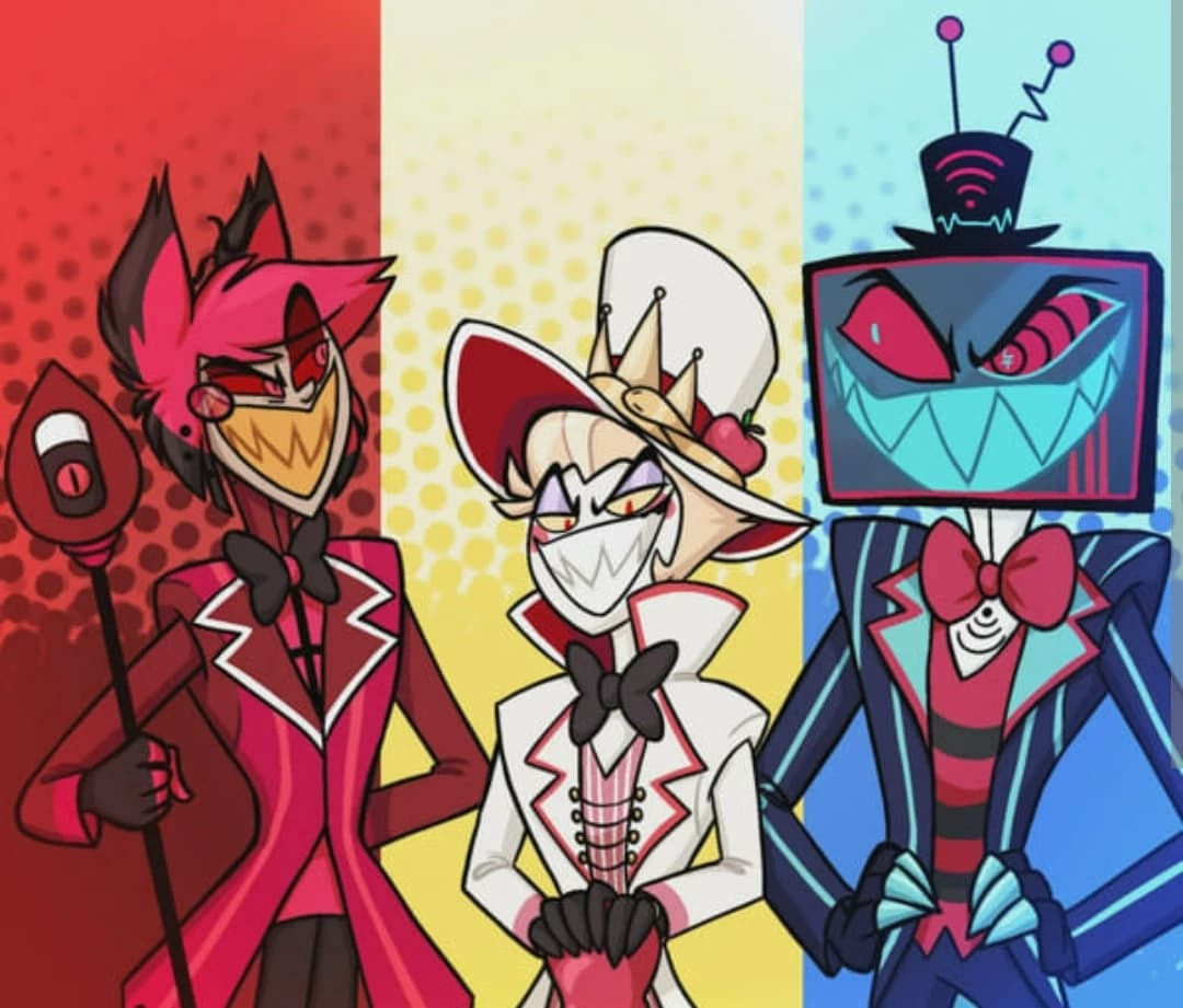 Vox Alastor and Lucifer thumbnail