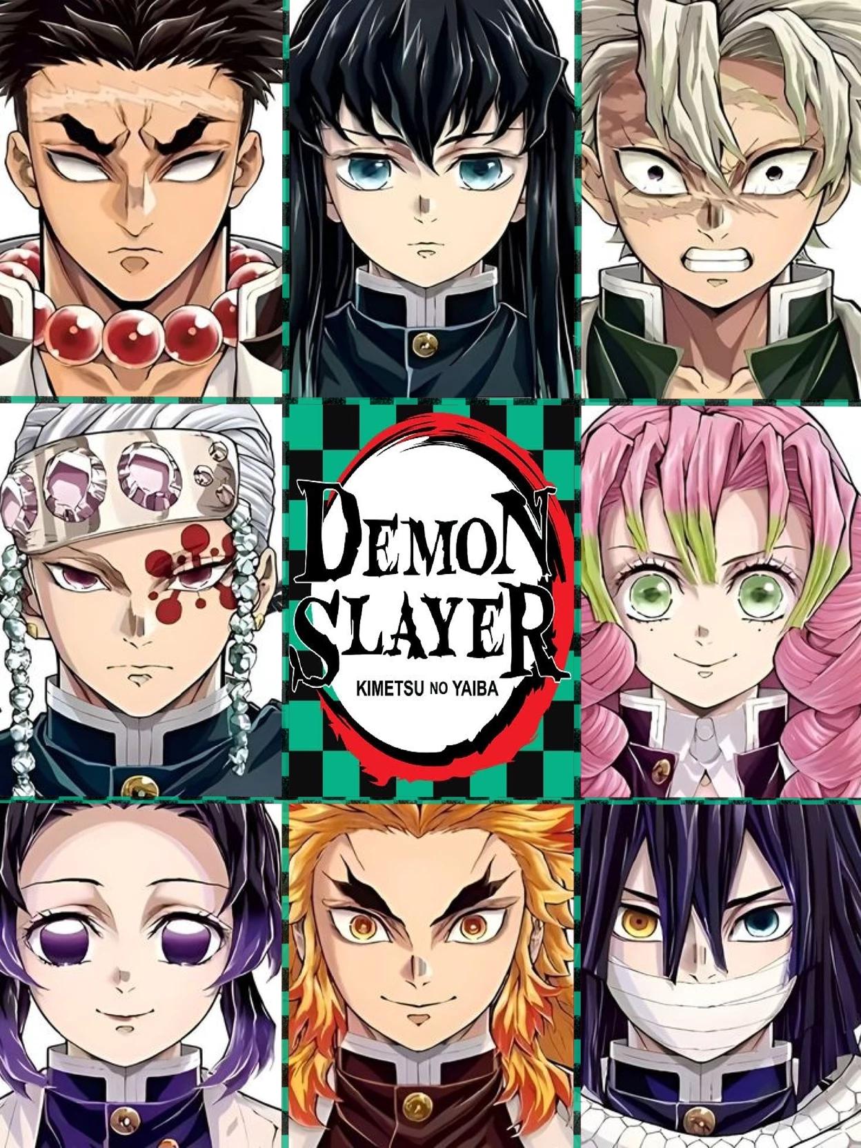 Shinobu,Kyojuro,Mitsuri,Sanmei,Uzui,Gyomei,Muichiro e Iguro thumbnail