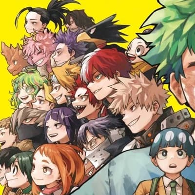 Tokoyami deku kacchan todoroki kirishima kaminari sero mina ochaco Momo tsyu  thumbnail