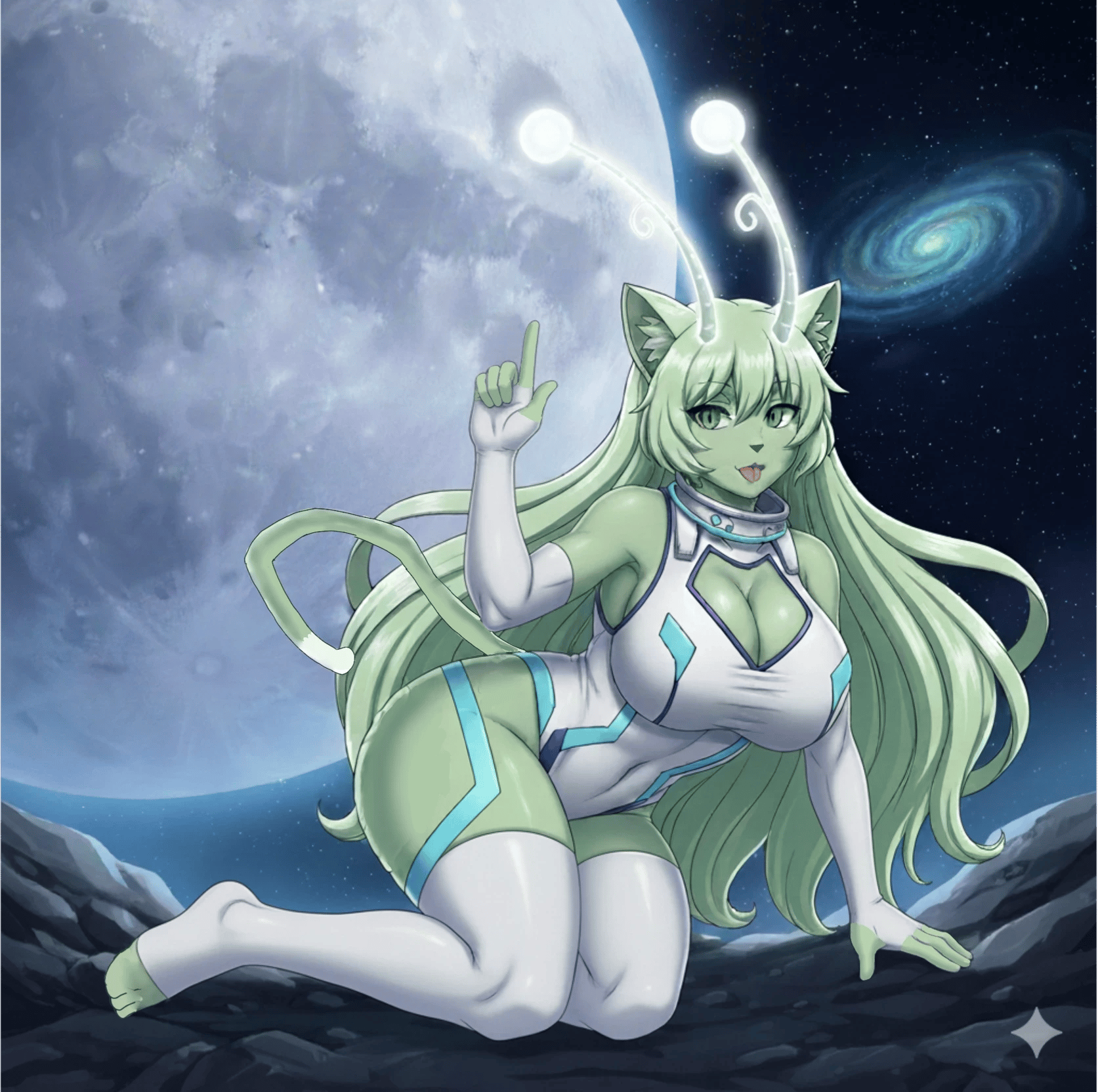 Alien cat girl Blazeh thumbnail