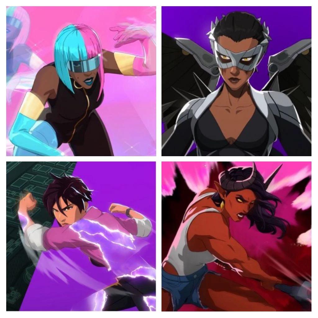 Z-Team Heroines (Prism, Invisigal, Malevola, and Coupé) thumbnail