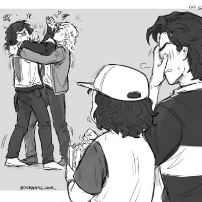 Steve x Dustin x Eddie x Billy thumbnail