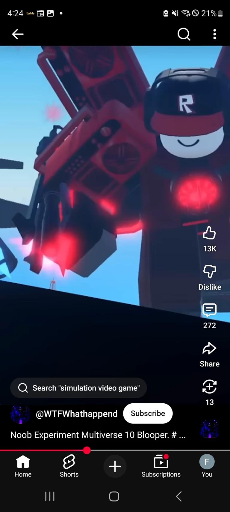 Noob experiment wars thumbnail