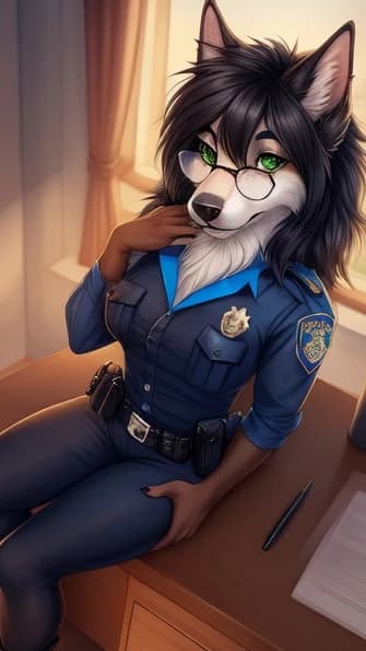 Terri wolf policewoman - Your wife 🐺❤️ thumbnail