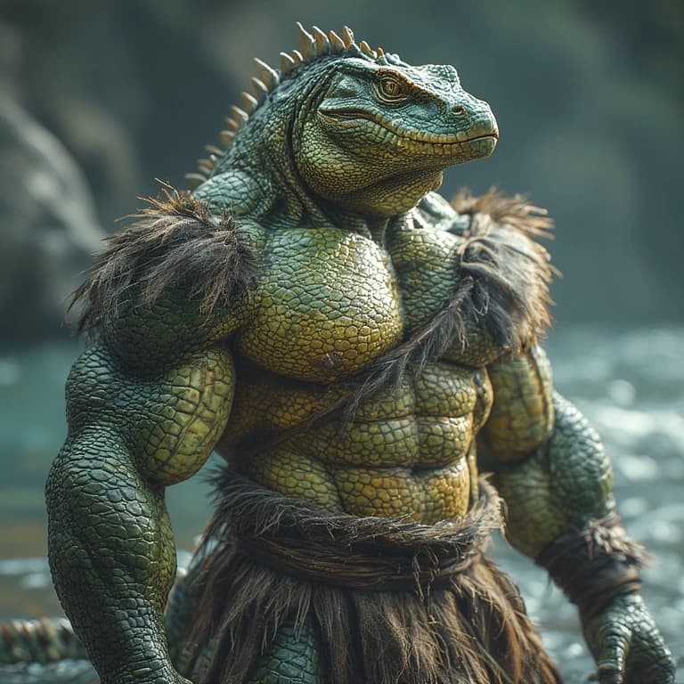 n° 004 [lizardman] • ​​Lenen thumbnail