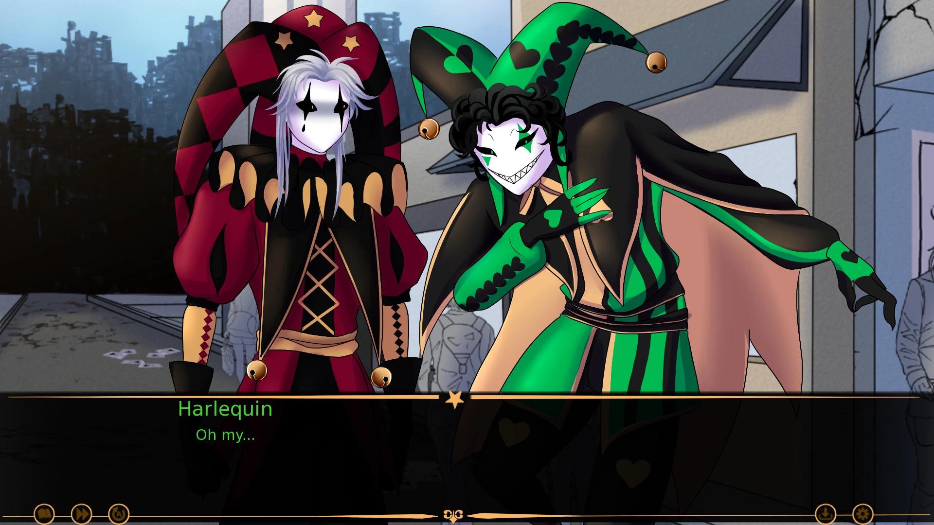 Harlequin and pierrot thumbnail
