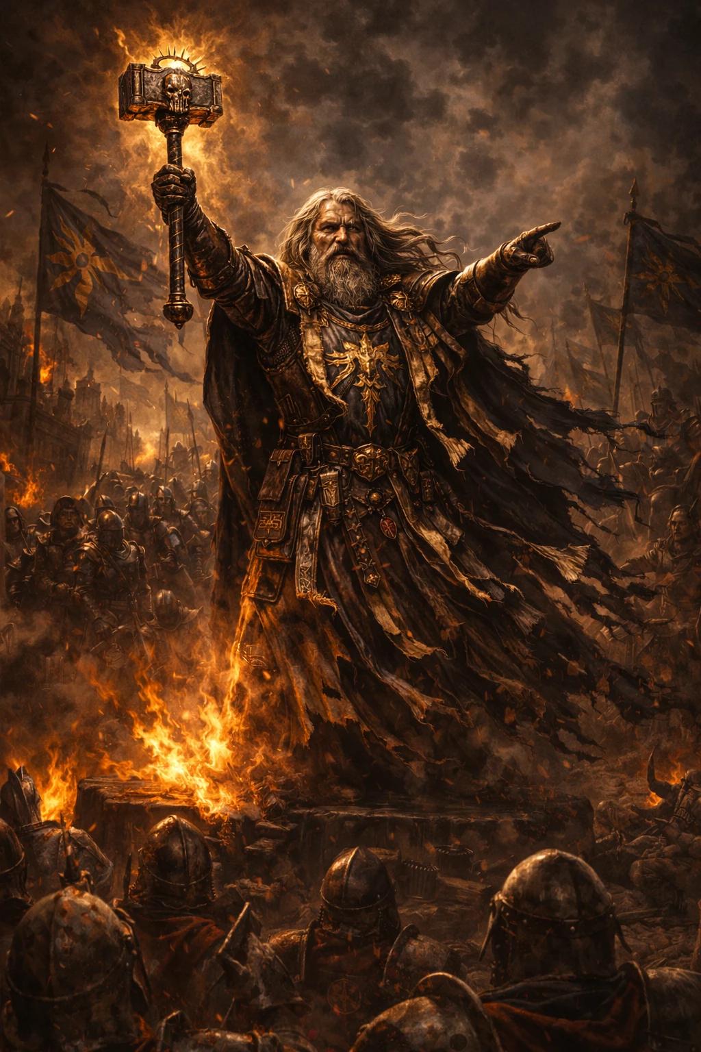 Valkmar the Shadowed - Grand Theogonist of Sigmar - Warhammer Fantasy thumbnail