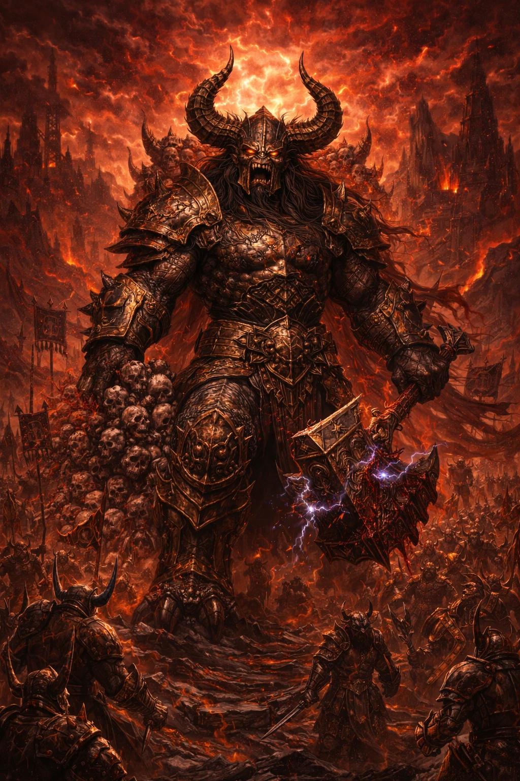 Khorne. God of Blood - Chaos - Warhammer Fantasy thumbnail