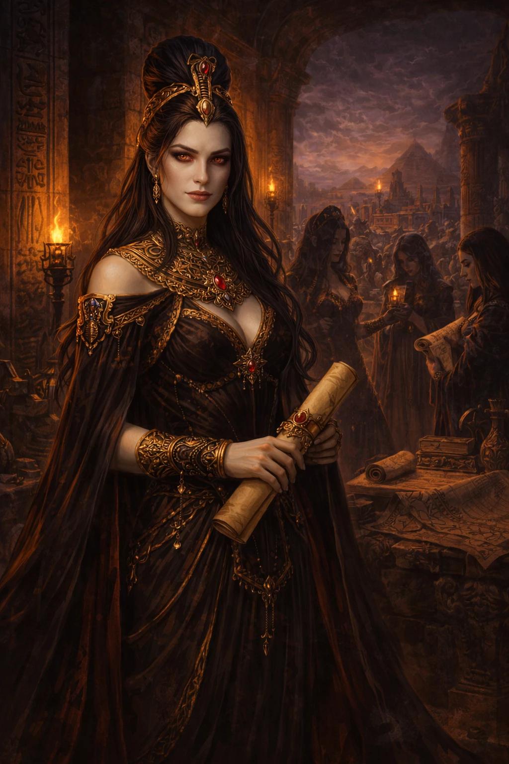 Neferata, the First Vampire, Queen of Lahmia - Warhammer Fantasy thumbnail