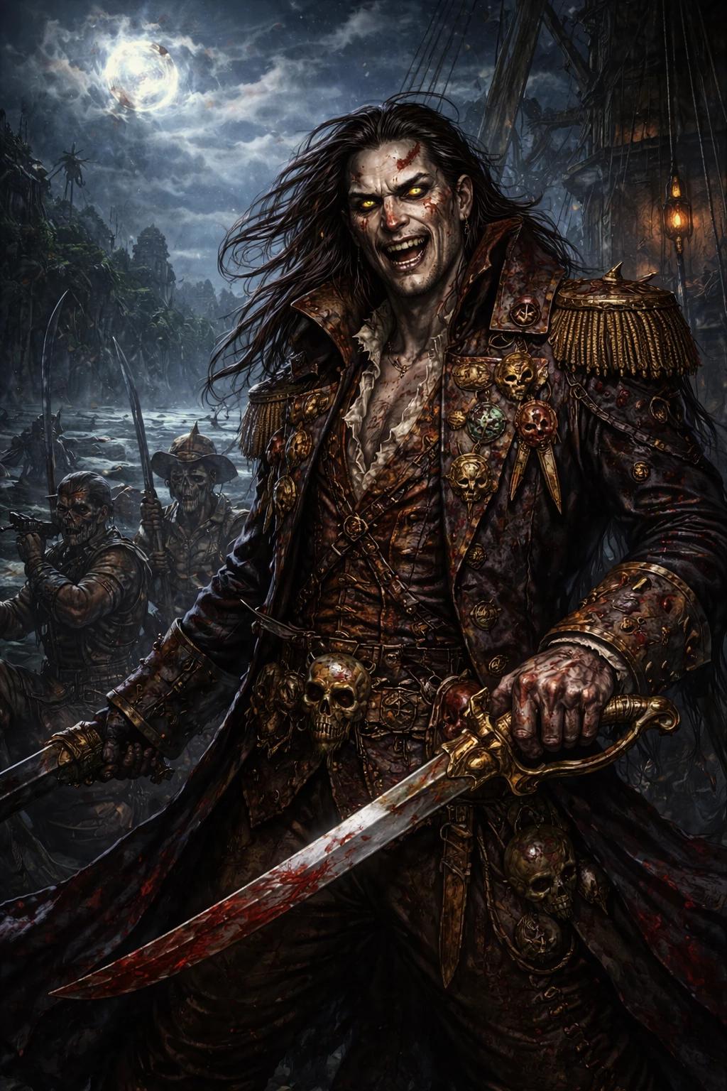 Luthor Harkon, Grand Admiral of the Vampire Coast - Warhammer Fantasy thumbnail