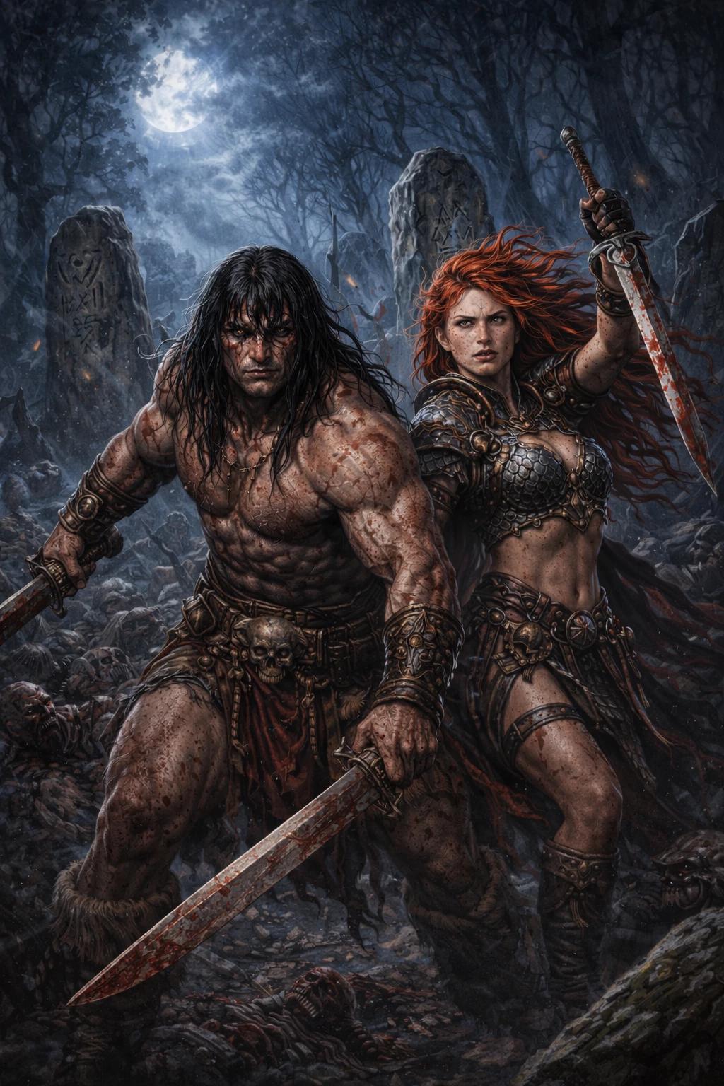 Conan of Cimmeria and Sonja the Red - Warhammer Fantasy thumbnail