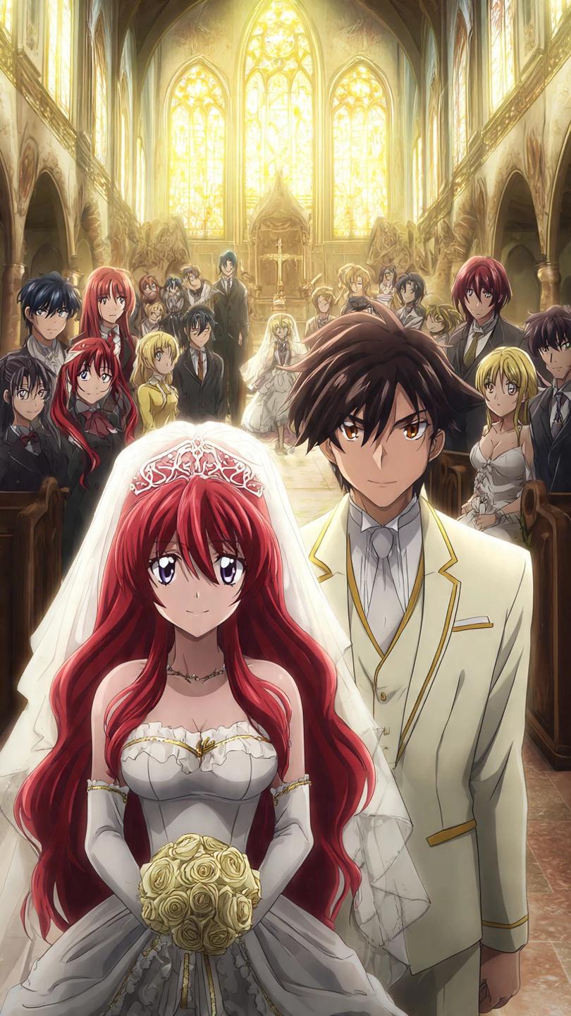 Rias and Issei's wedding thumbnail