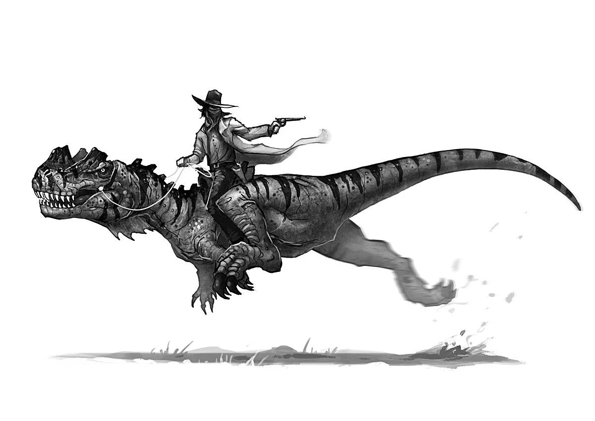 Western with dinosaurs thumbnail