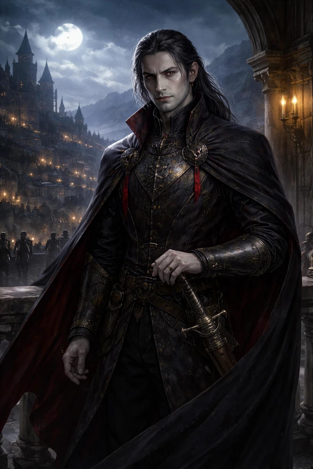 VAREK VON NACHTLUND — Vampire. Night ruler who keeps order thumbnail