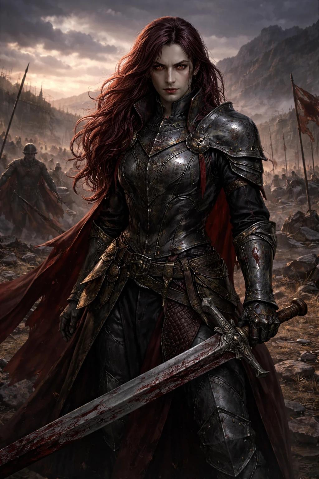 ISOLDE THE CRIMSON — Wandering vampire. Ancient Paladin thumbnail