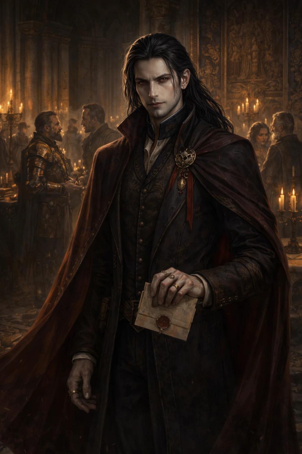 SEVERIAN DRAAK — Vampire. Former diplomat who rules from the shadows thumbnail