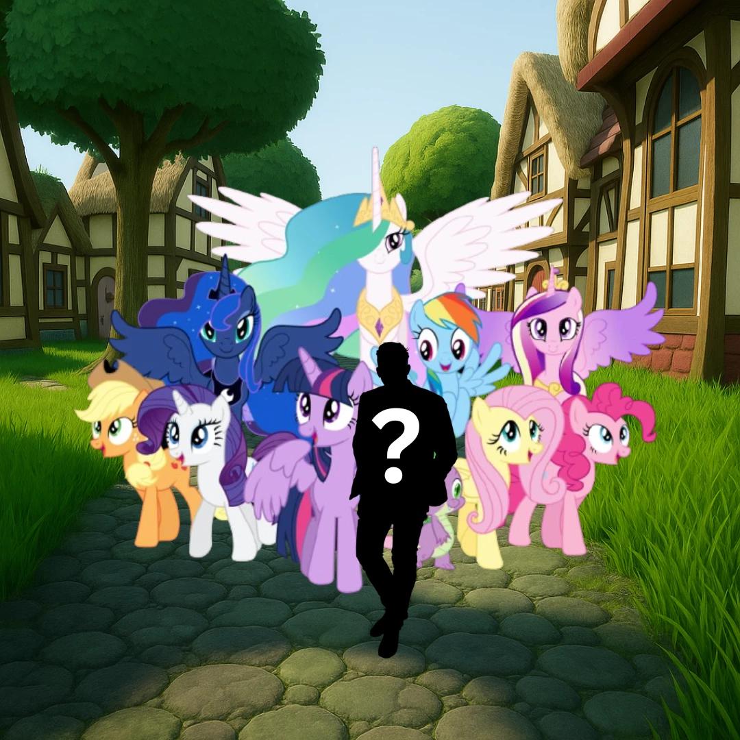 "✧ My Little Pony: The One Who Fell ✧"  

(Note: The original text uses ornate Khmer-style brackets "꧁" and "꧂", which have no direct English typographical equivalents. The translation preserves the decorative intent with stylized asterisks ✧ while maintaining the core title meaning.) thumbnail