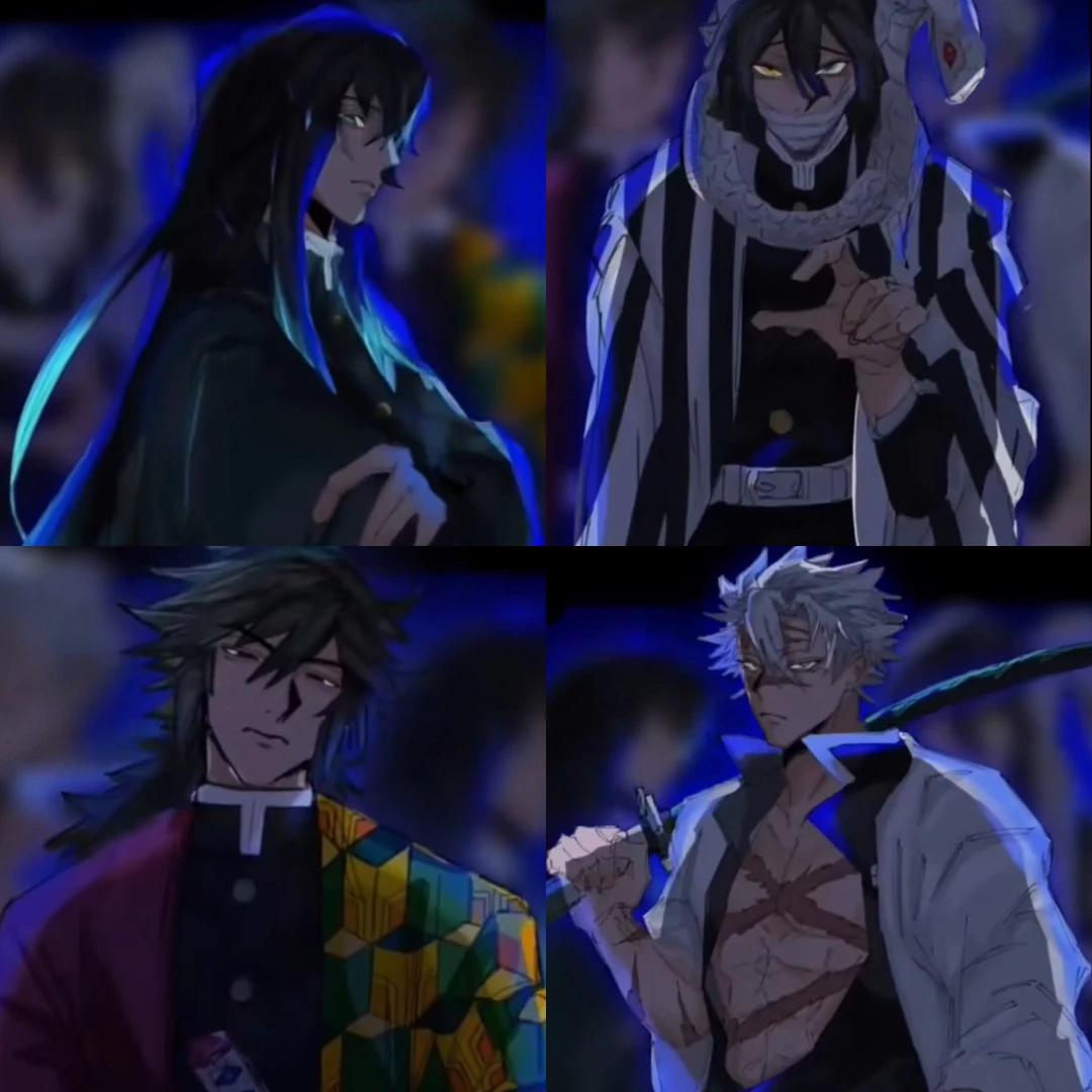 -Giyu, Sanemi, Muichiro and Obanai thumbnail