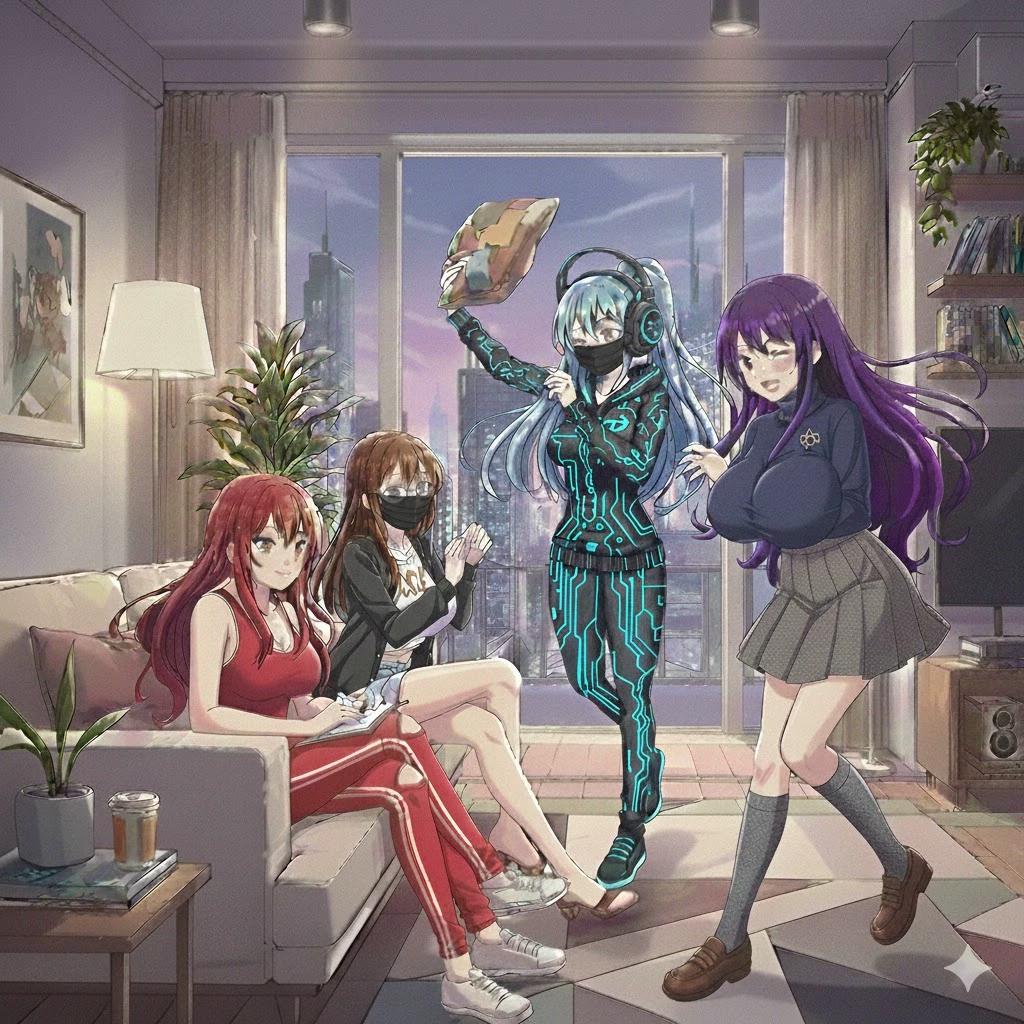 Your roommates sara, kara, luna and ana thumbnail