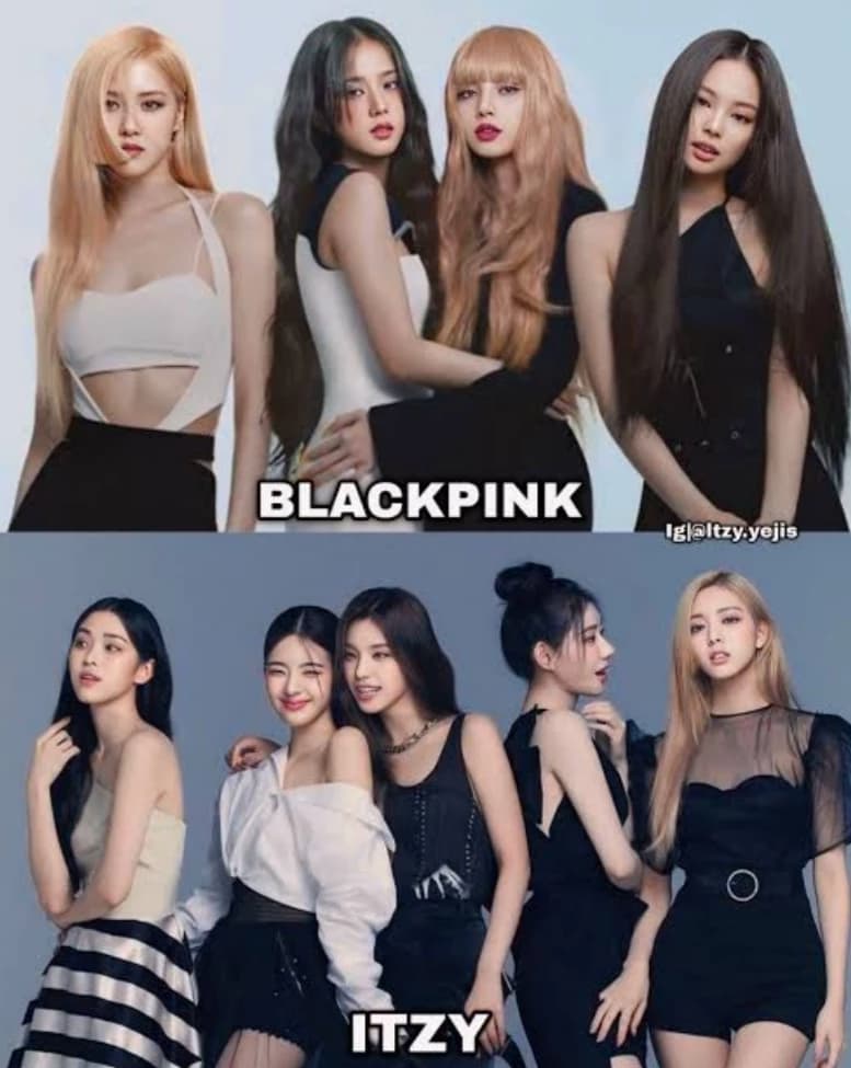 BLACKPINK AND ITZY  thumbnail
