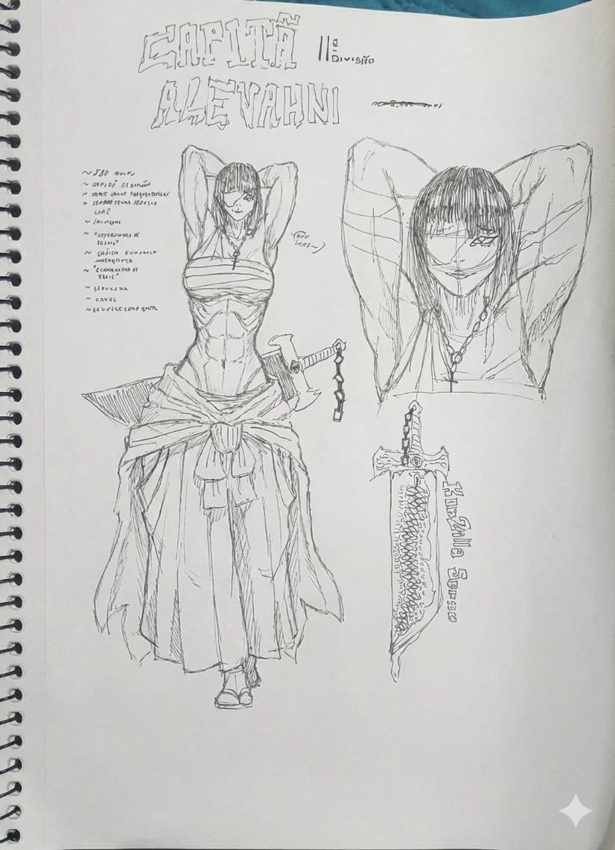 Alevahni Zaraki - OC of Bleach. Version with History thumbnail