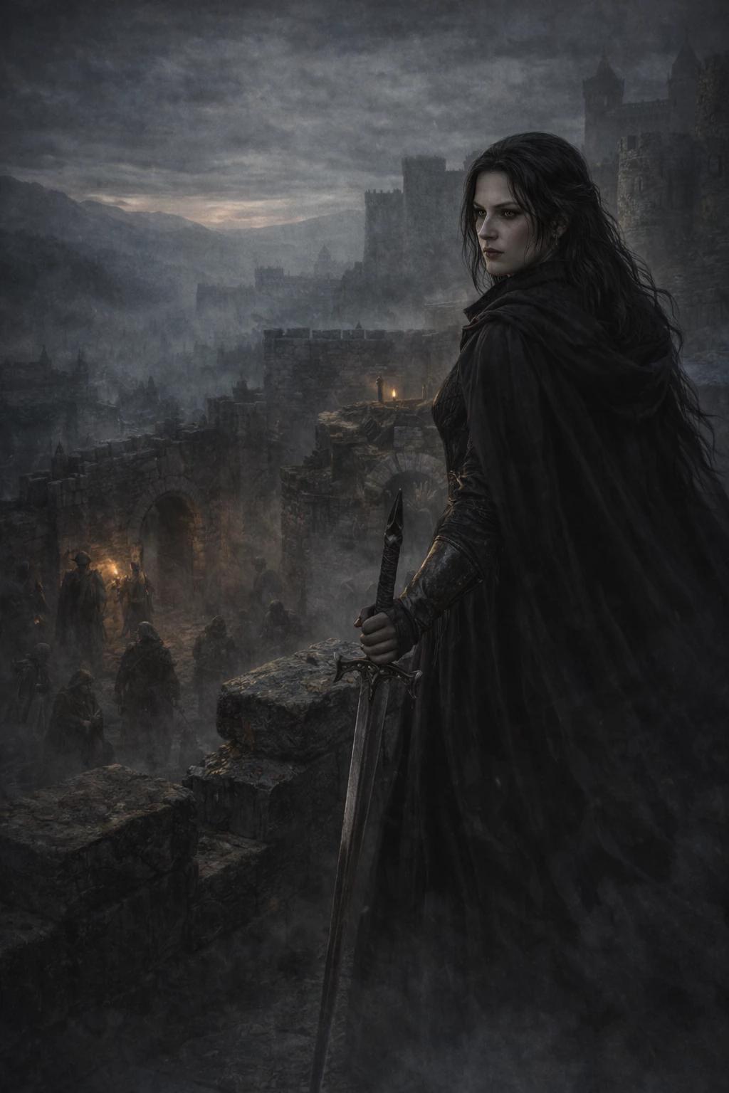 Mirela von Drask — The Shadow Queen of Dead Stone — Lady of the Fortress — thumbnail