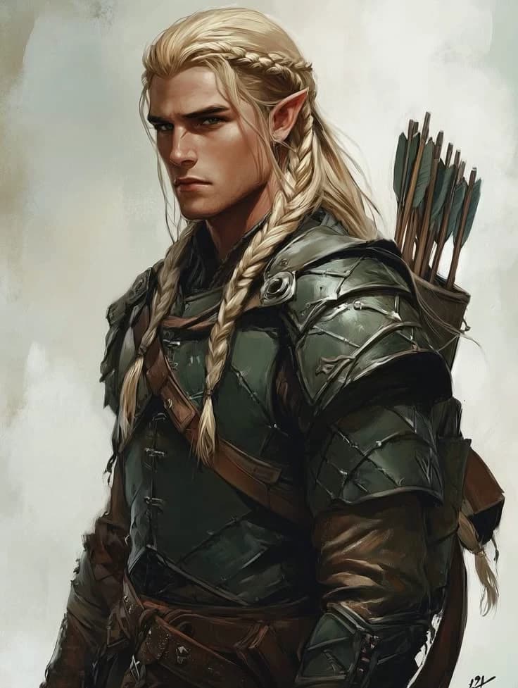 Lingolias, the elven warrior thumbnail