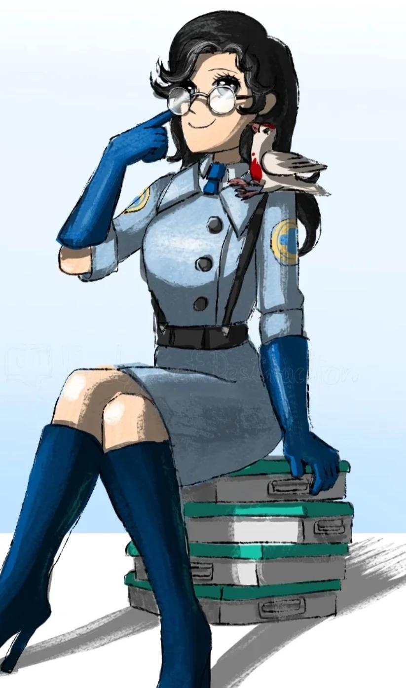 Medic woman (BLUE) thumbnail